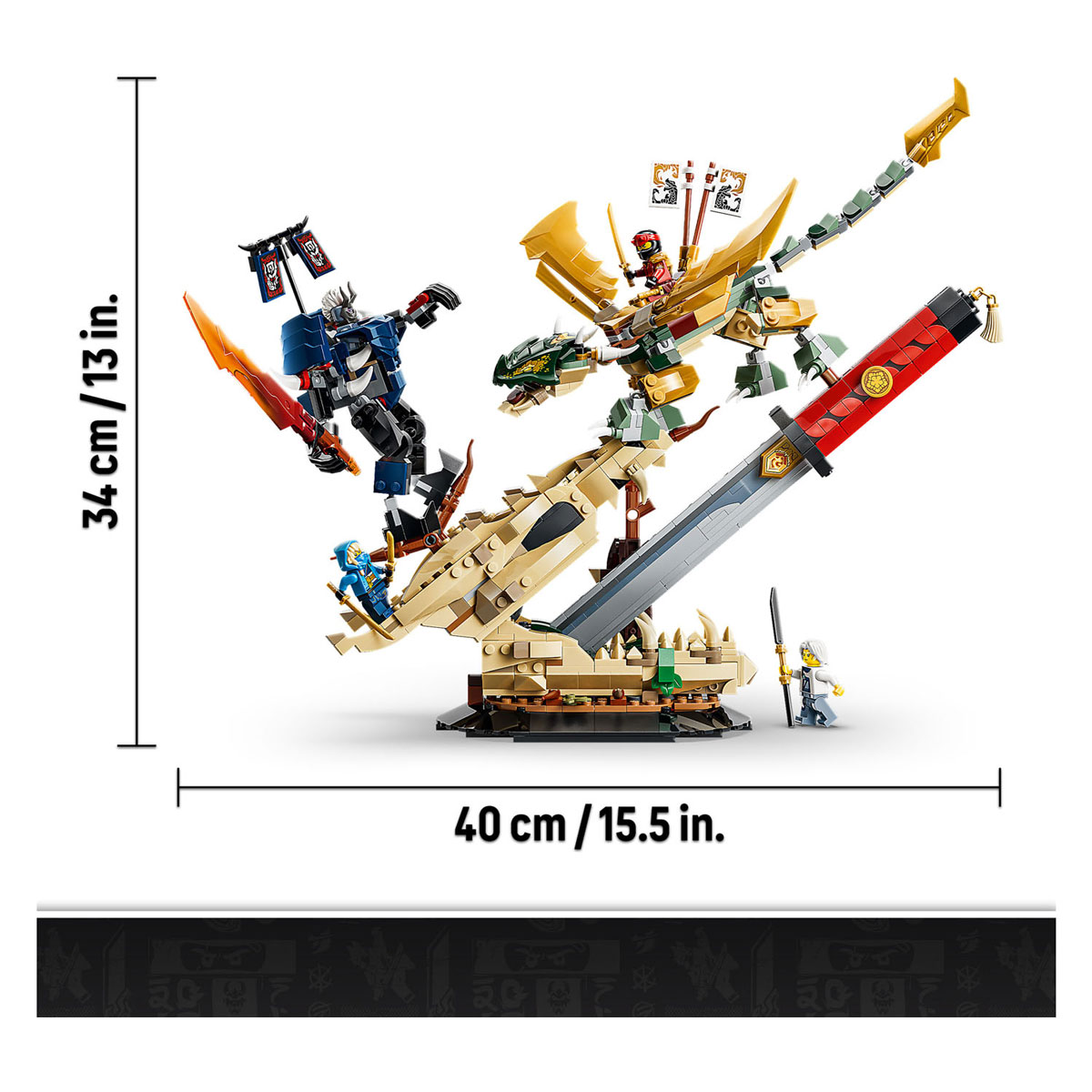 LEGO Ninjago 71871 Strijd bij het Drakenzwaard