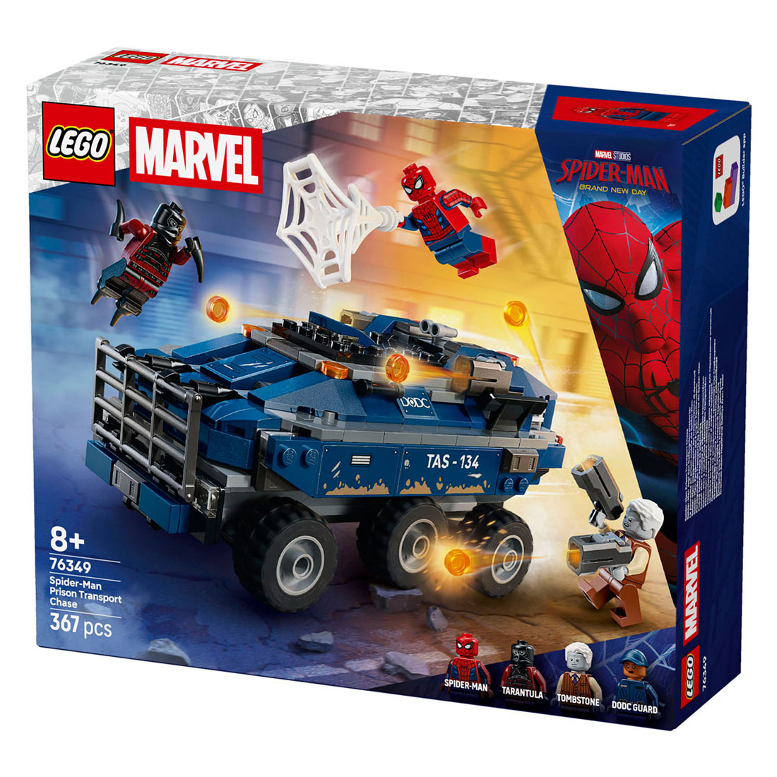 LEGO Marvel 76349 Spiderman Achtervolging van Gevangenistransport