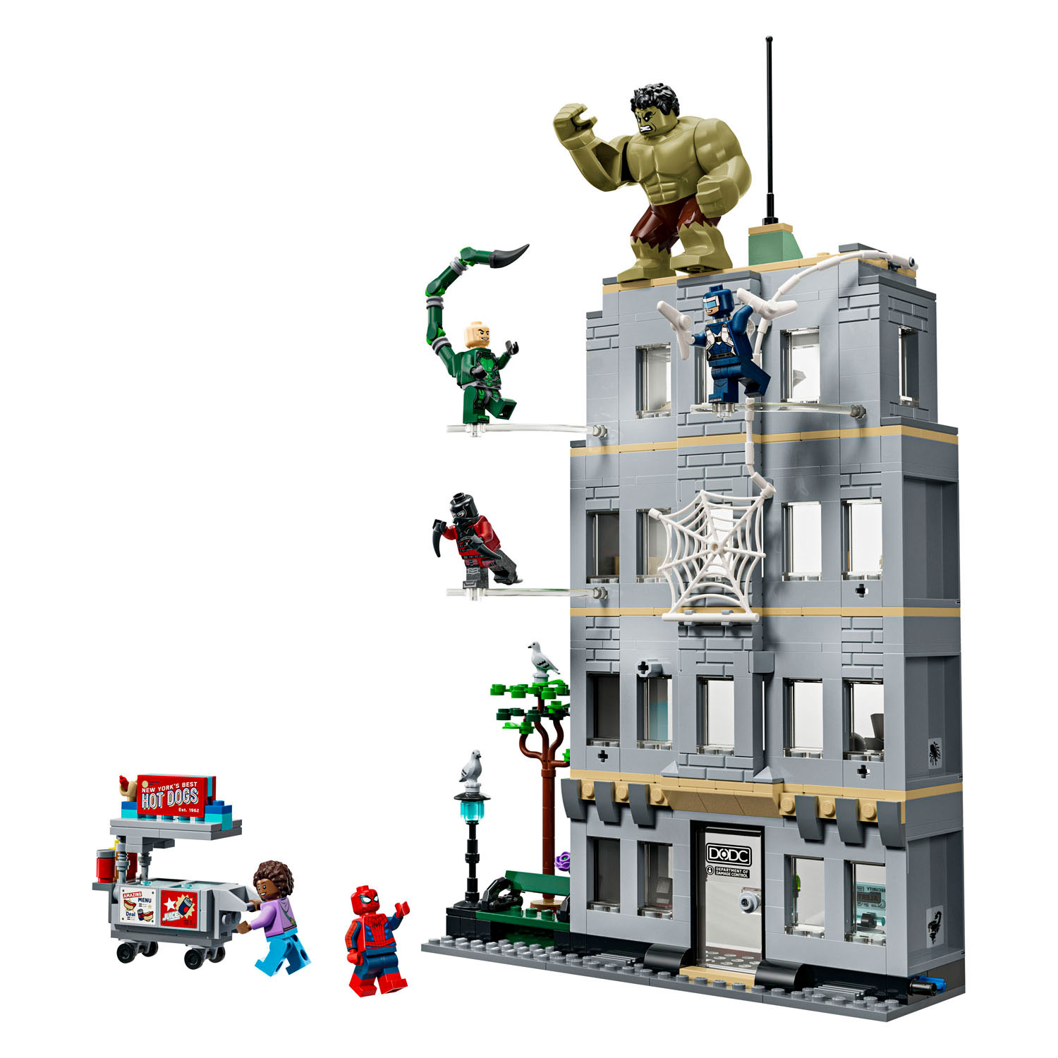Lego Super Heroes 76350 Spider-Man contre Hulk