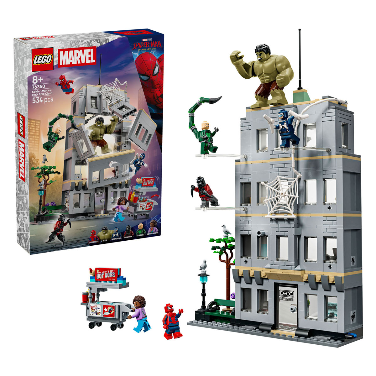 Lego Super Heroes 76350 Spider-Man contre Hulk