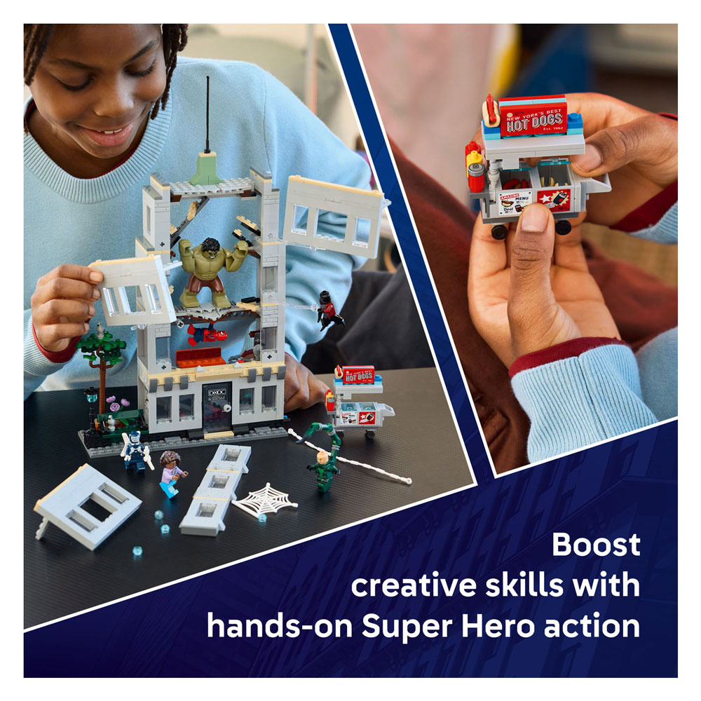 Lego Super Heroes 76350 Spider-Man contre Hulk