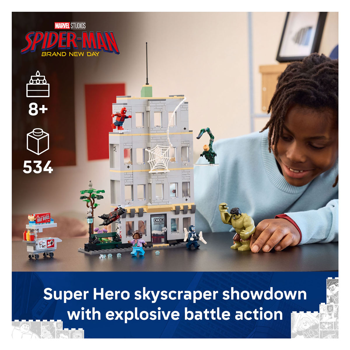 Lego Super Heroes 76350 Spider-Man contre Hulk