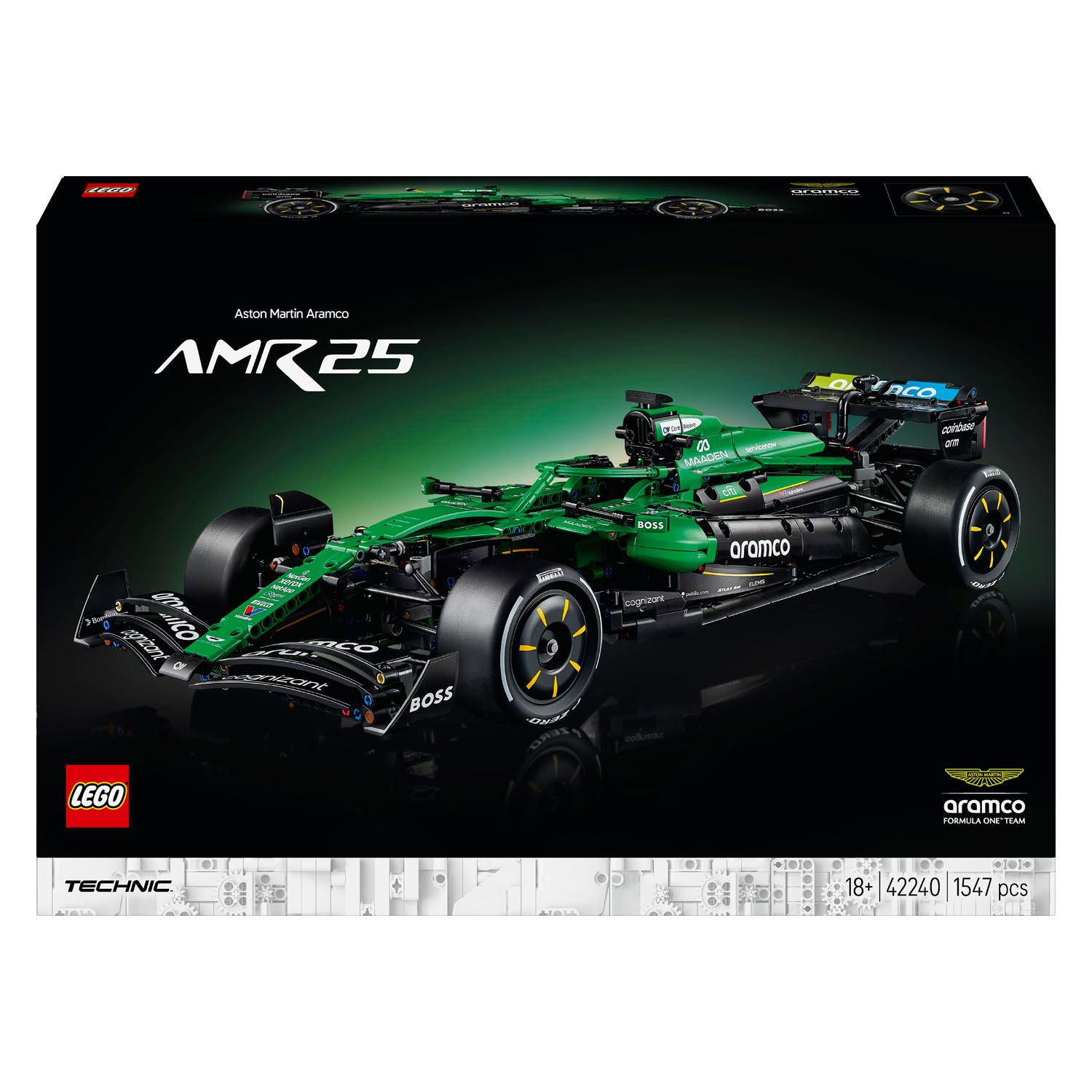LEGO Technic 42240 Aston Martin Aramco AMR25 F1 Auto