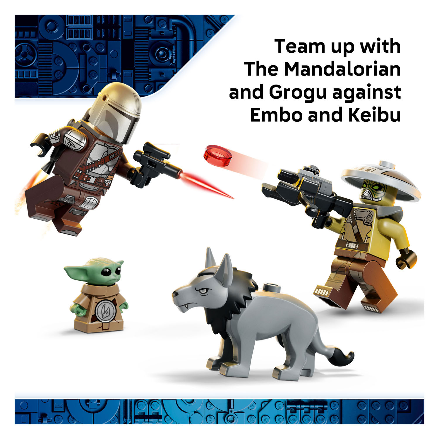 LEGO Star Wars 75451 Paleis van de Hutt Sentry Droid Confrontatie