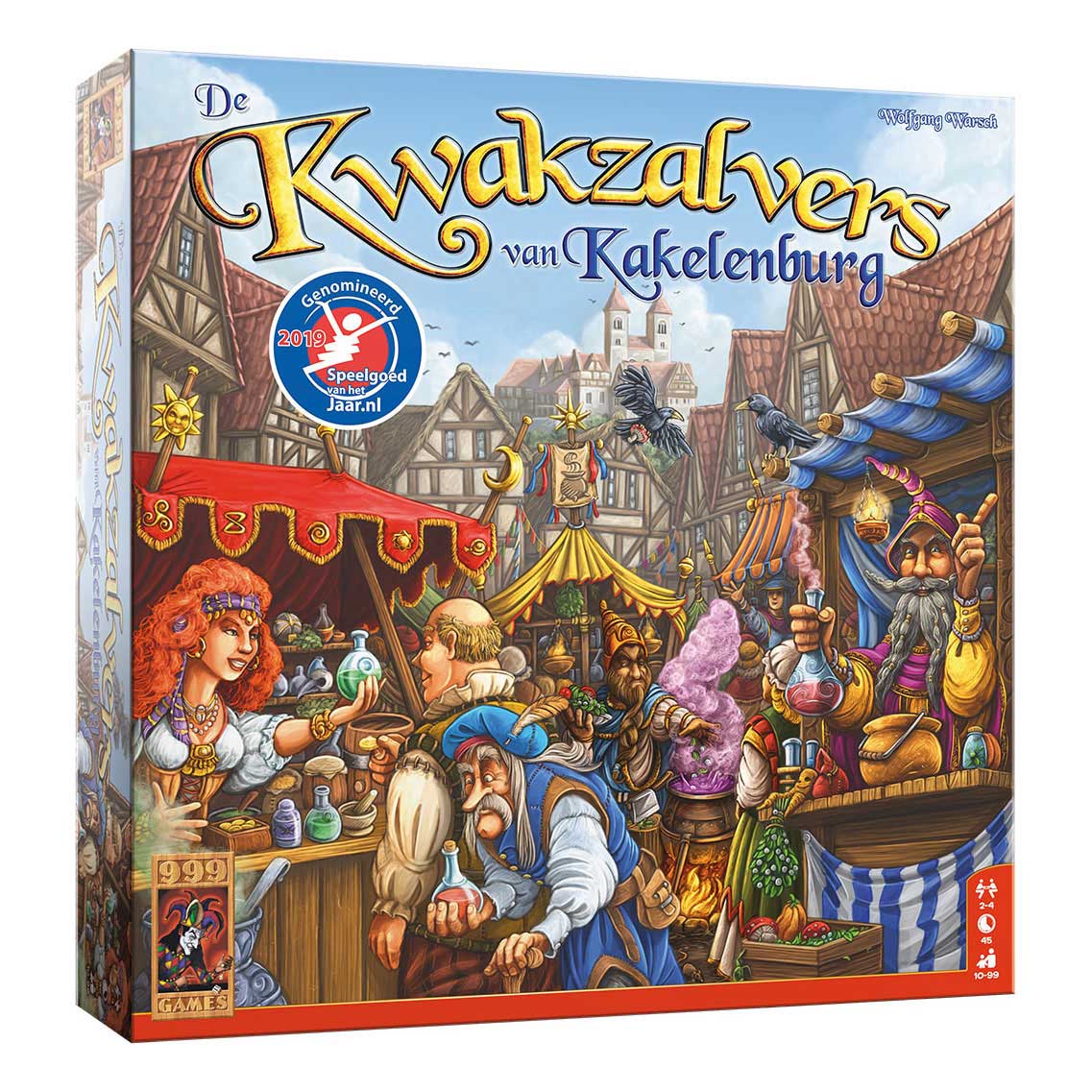 999 Games De Kwakzalvers van Kakelenburg Bordspel