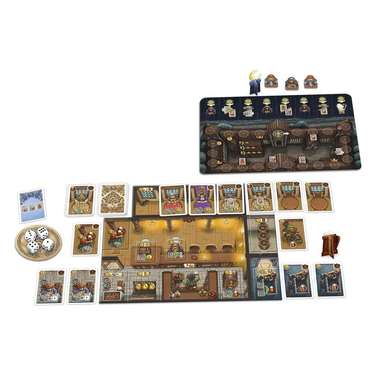 999 Games Brettspiel „Die Tavernen der Altstadt“