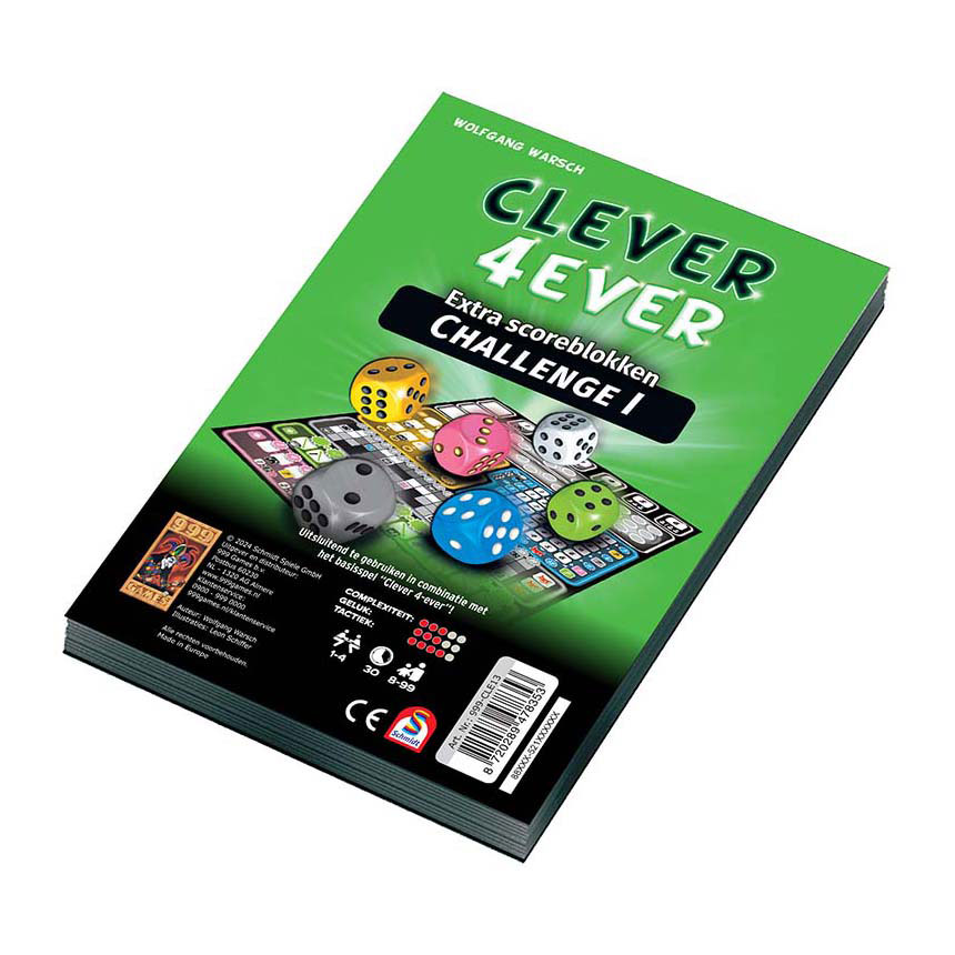 999 Games Punkteblöcke Clever 4Ever Challenge, 2 Stk.