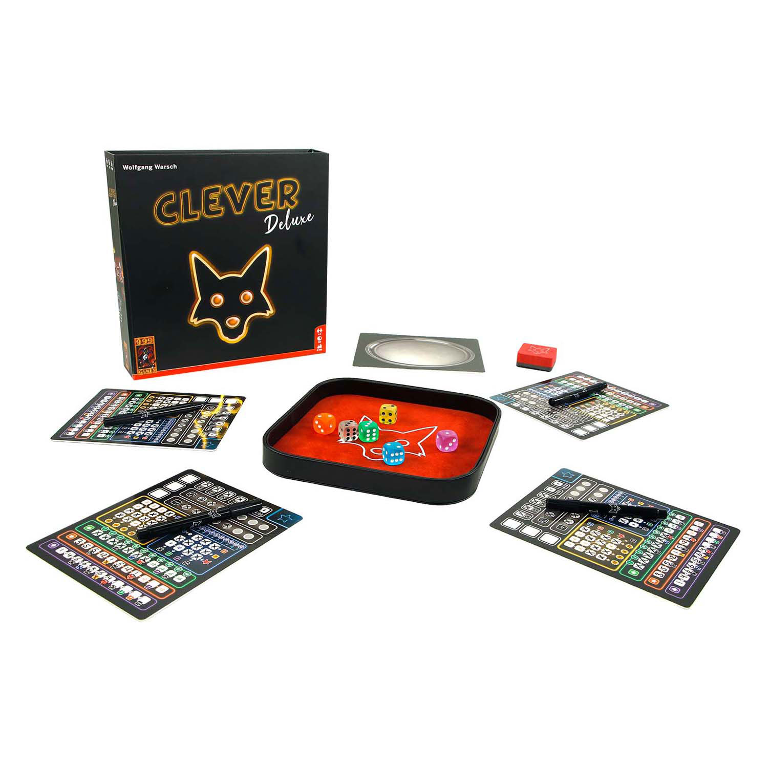 999 Games Clever Deluxe Bordspel