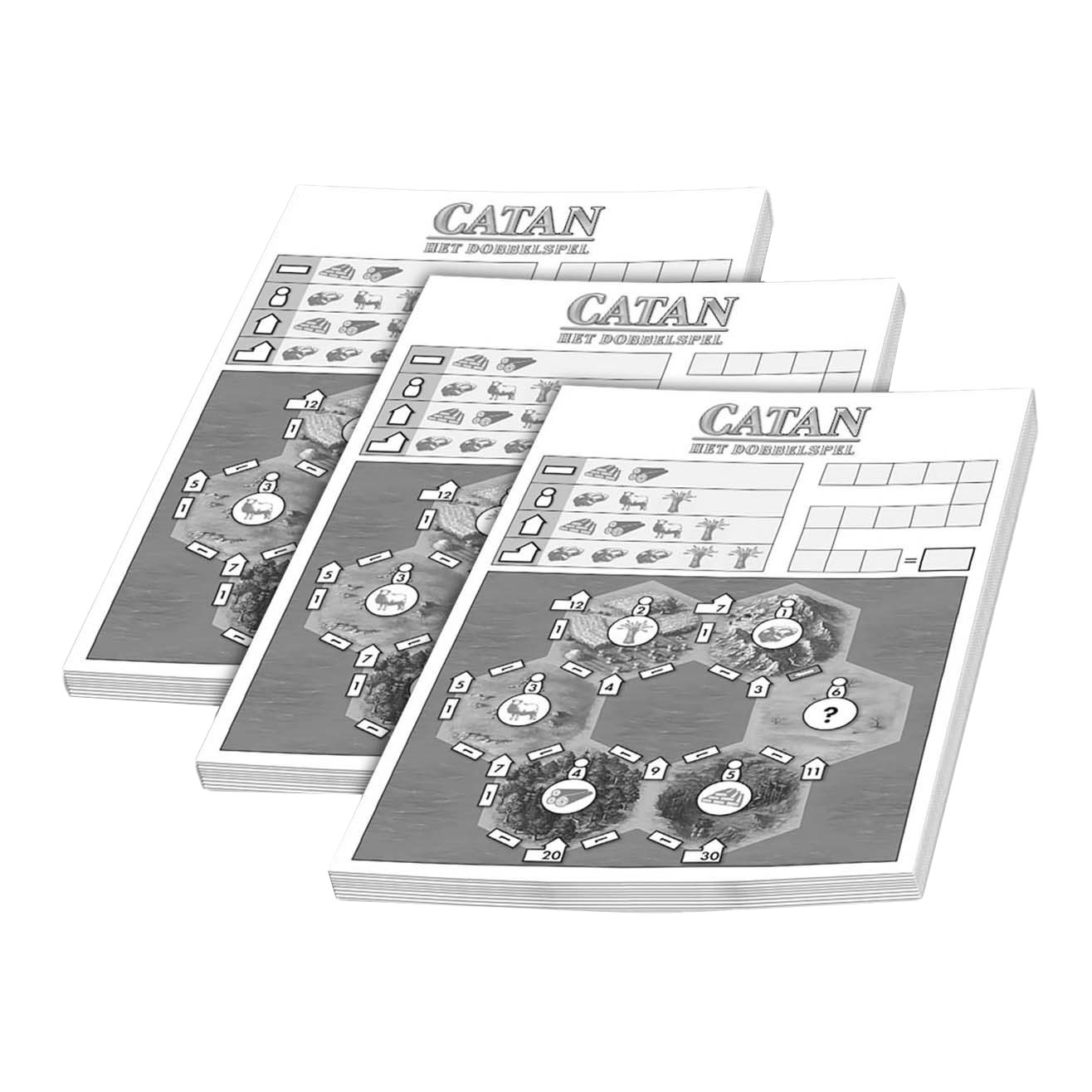 999 Games Scoreblokken Catan: Het Dobbelspel, 3st.