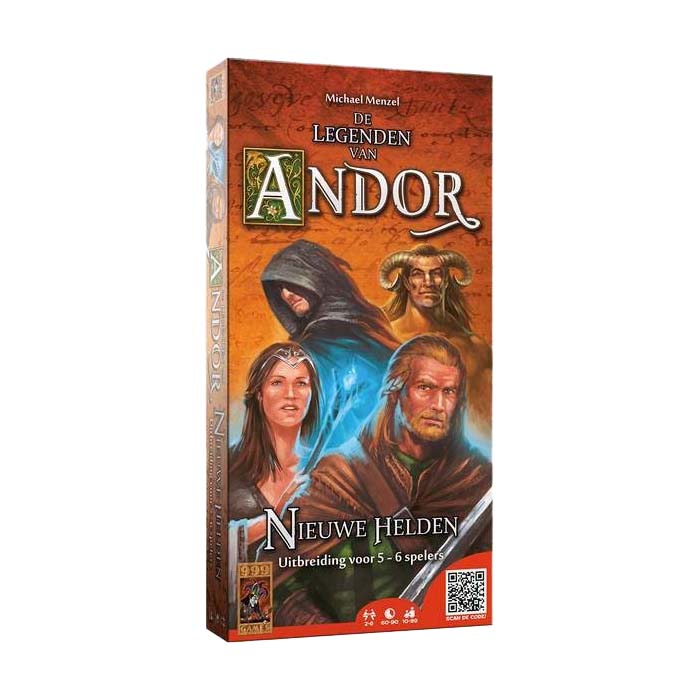 999 Games De Legenden van Andor: Nieuwe Helden 5/6 Uitbreiding Bordspel