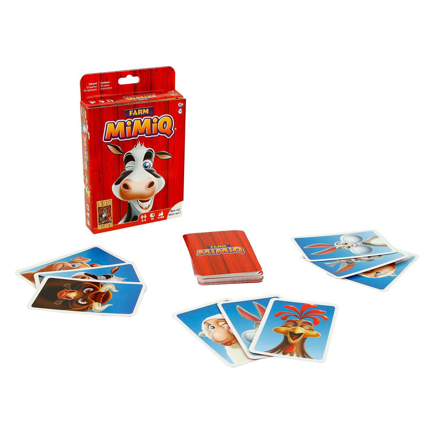 Jeu de cartes Mimiq Farm de 999 Games