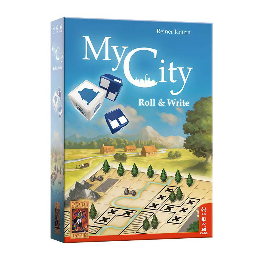 999 Games My City Roll & Write Würfelspiel