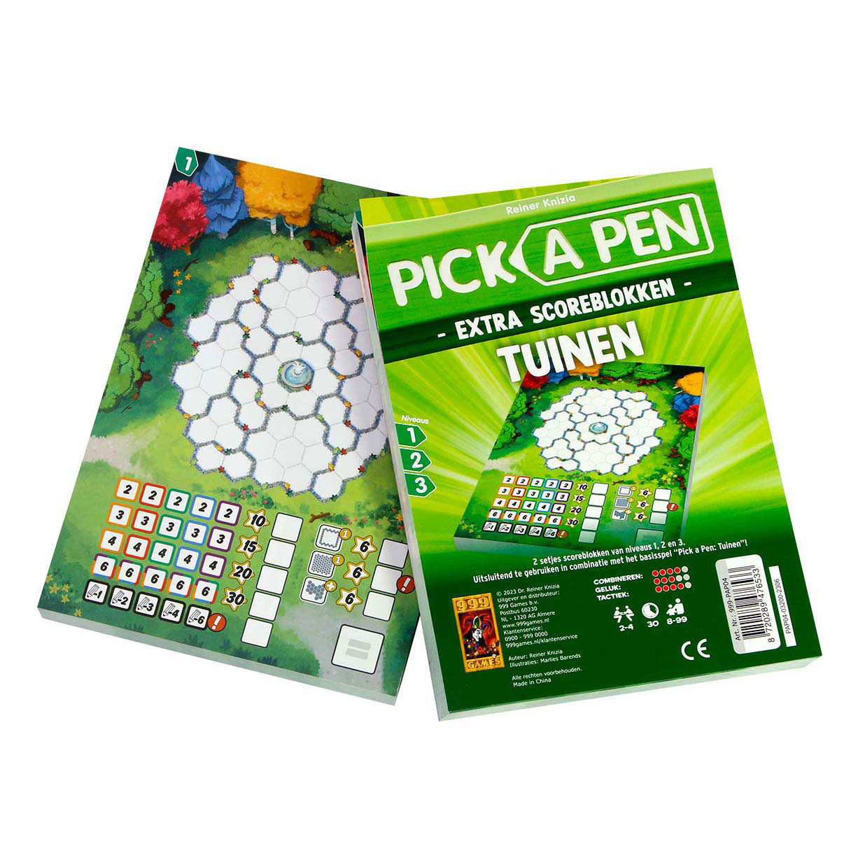 999 Games Pick a Pen Garden-Punkteblöcke, 2 Stk.