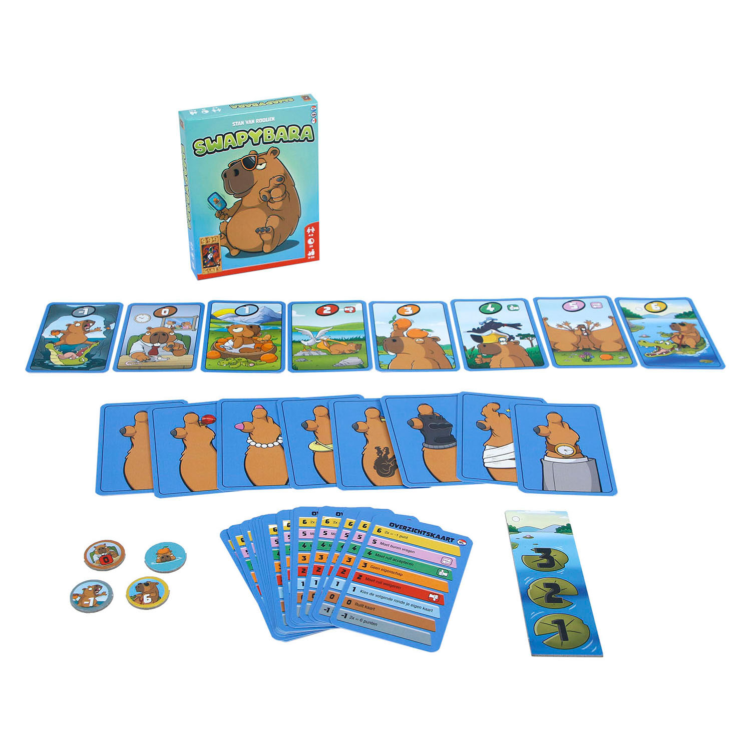 999 Games Swapybara Kaartspel