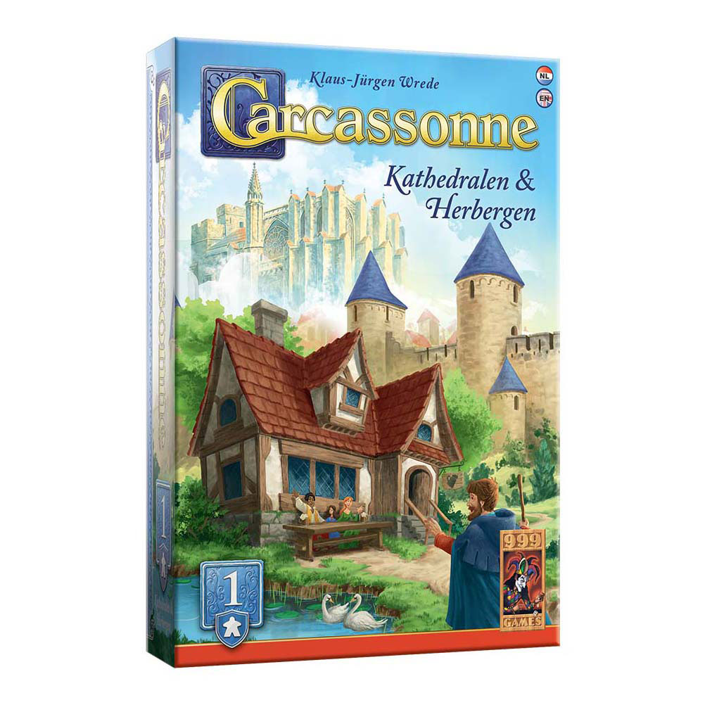 999 Games Carcassonne Kathedralen & Herbergen Uitbreiding