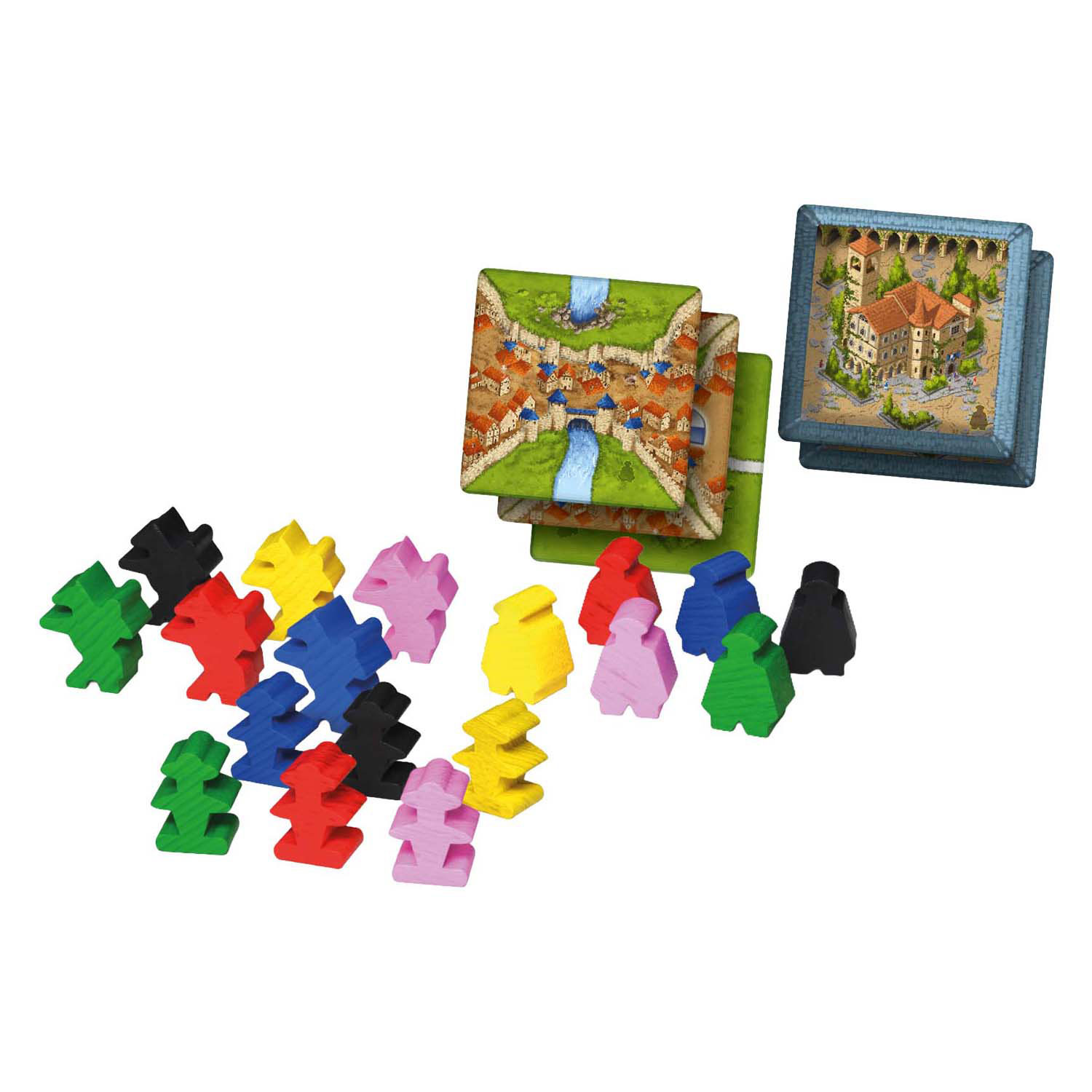 999 Games Carcassonne Bodes & Burgemeesters Uitbreiding