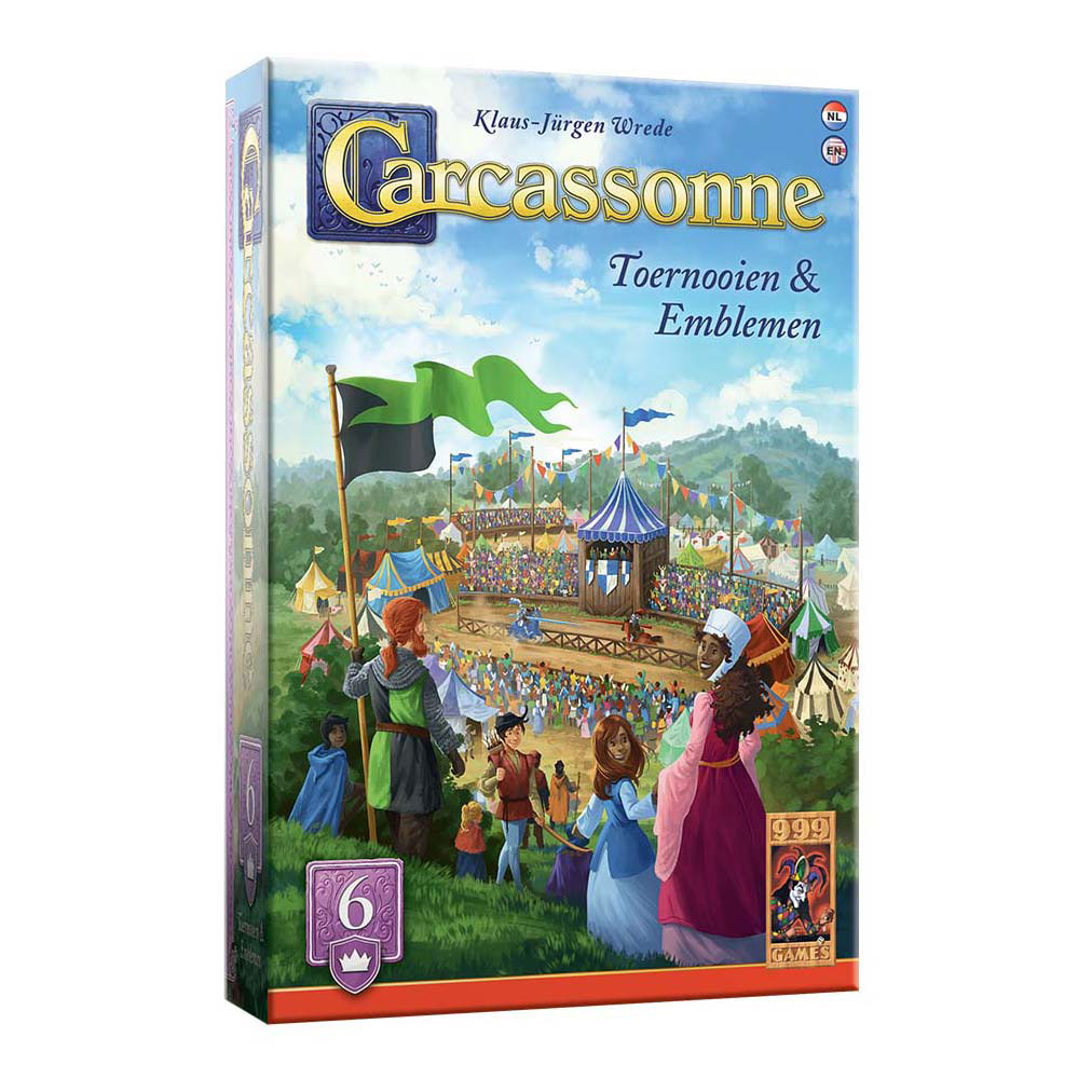 999 Games Carcassonne Toernooien & Emblemen Uitbreiding