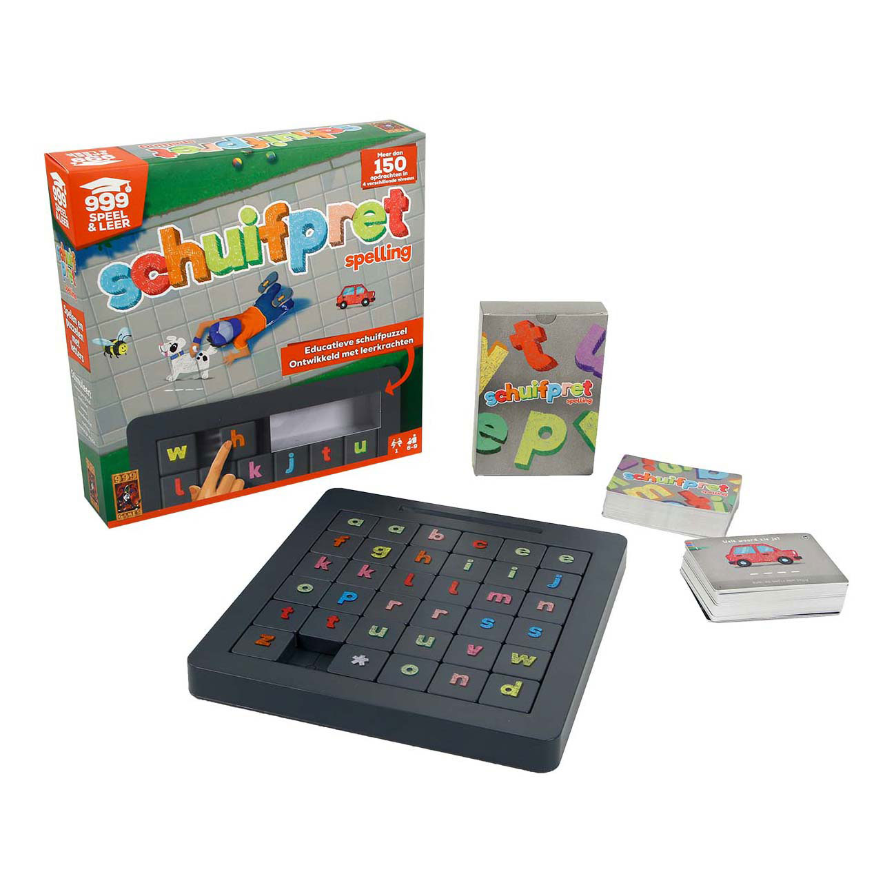 999 Games Schuifpret Spelling