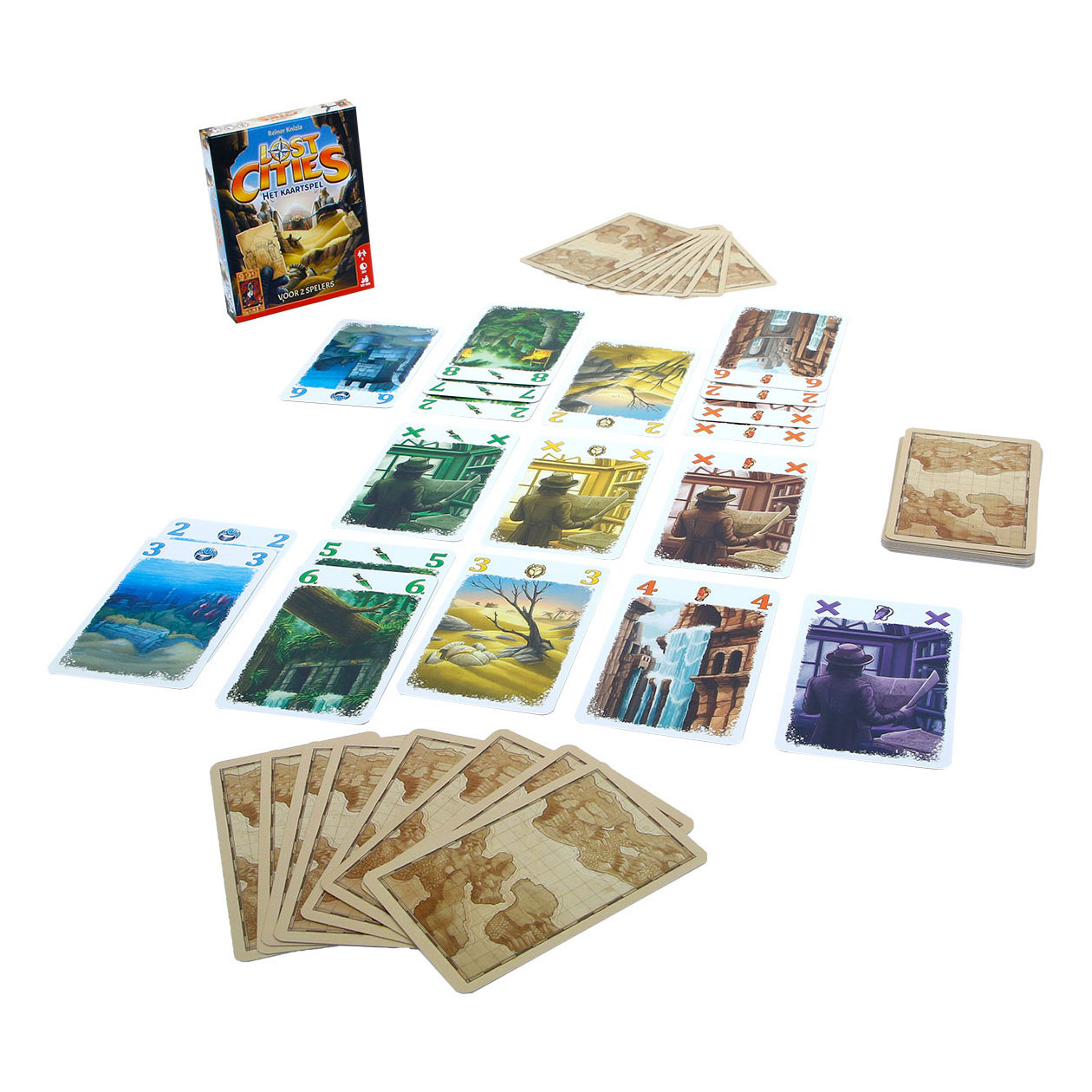 999 Games Cités Perdues : Le Jeu de Cartes