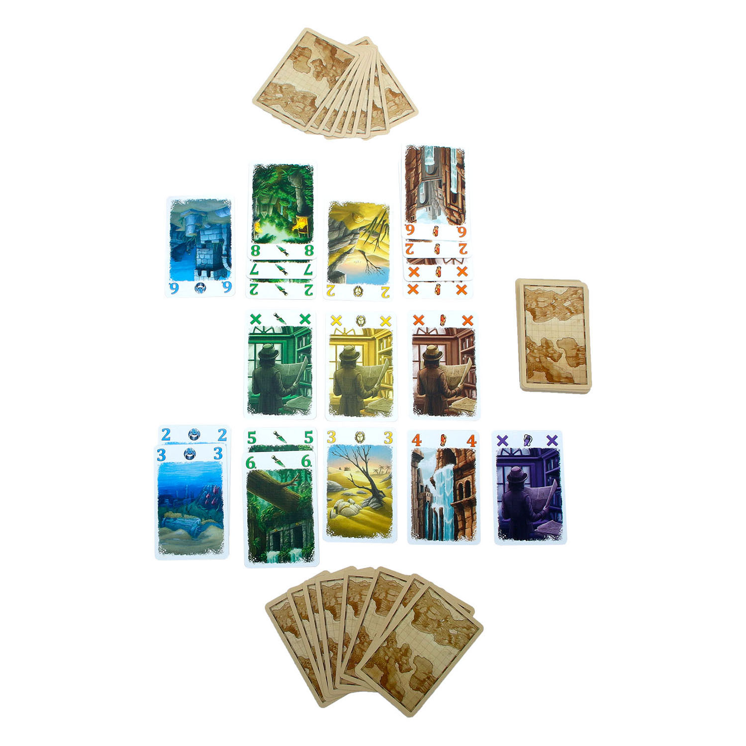 999 Games Cités Perdues : Le Jeu de Cartes