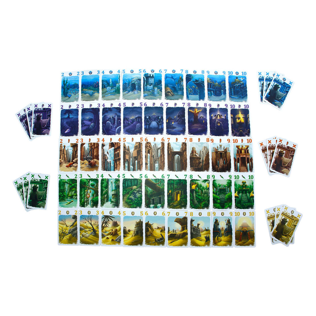 999 Games Cités Perdues : Le Jeu de Cartes