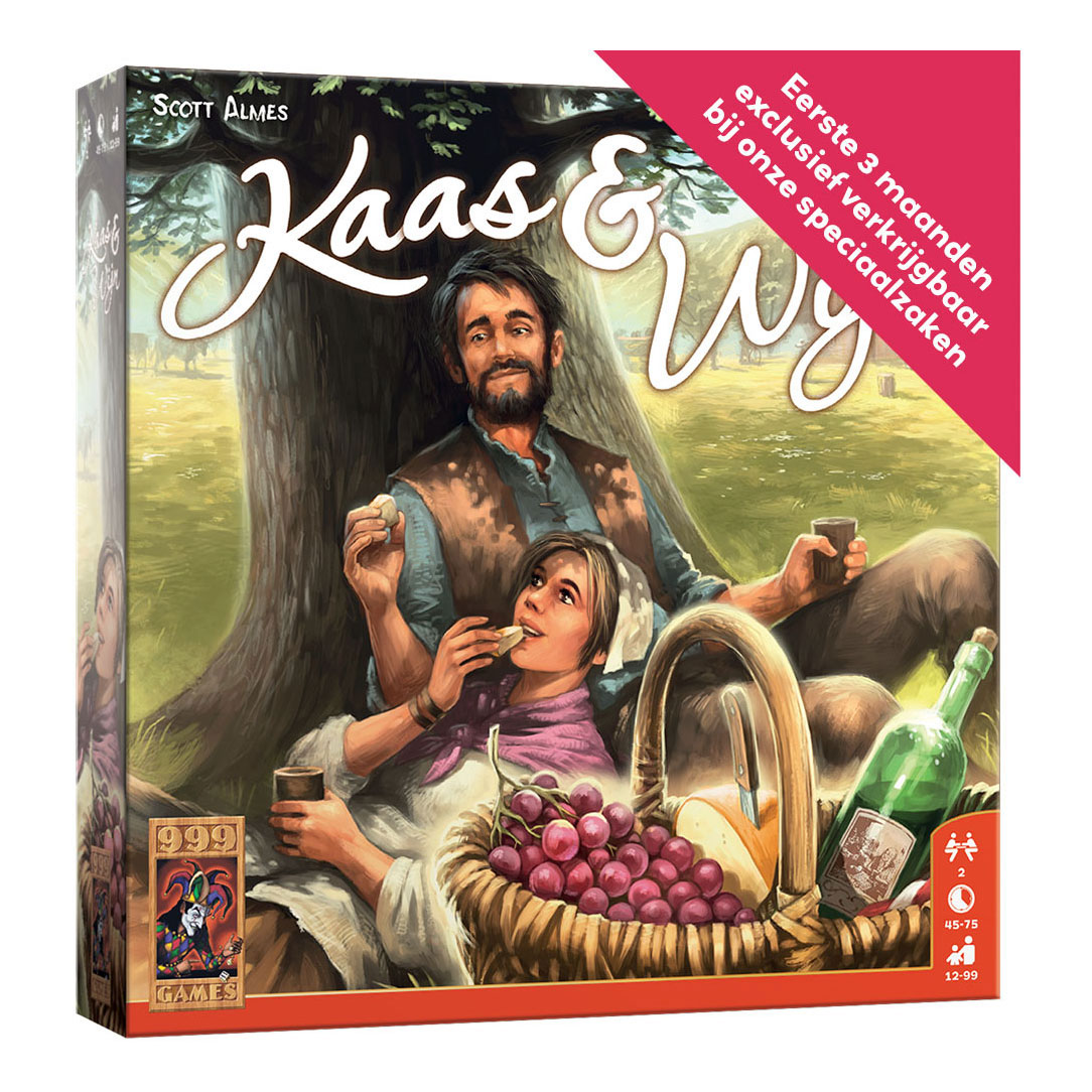 999 Games Kaas & Wijn - Bordspel