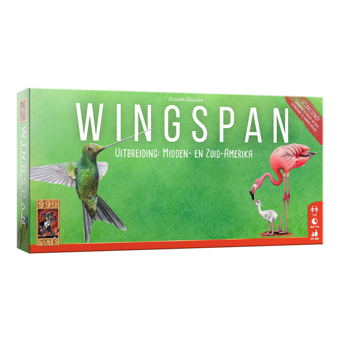 999 Games Wingspan Uitbreiding - Midden- en Zuid-Amerika