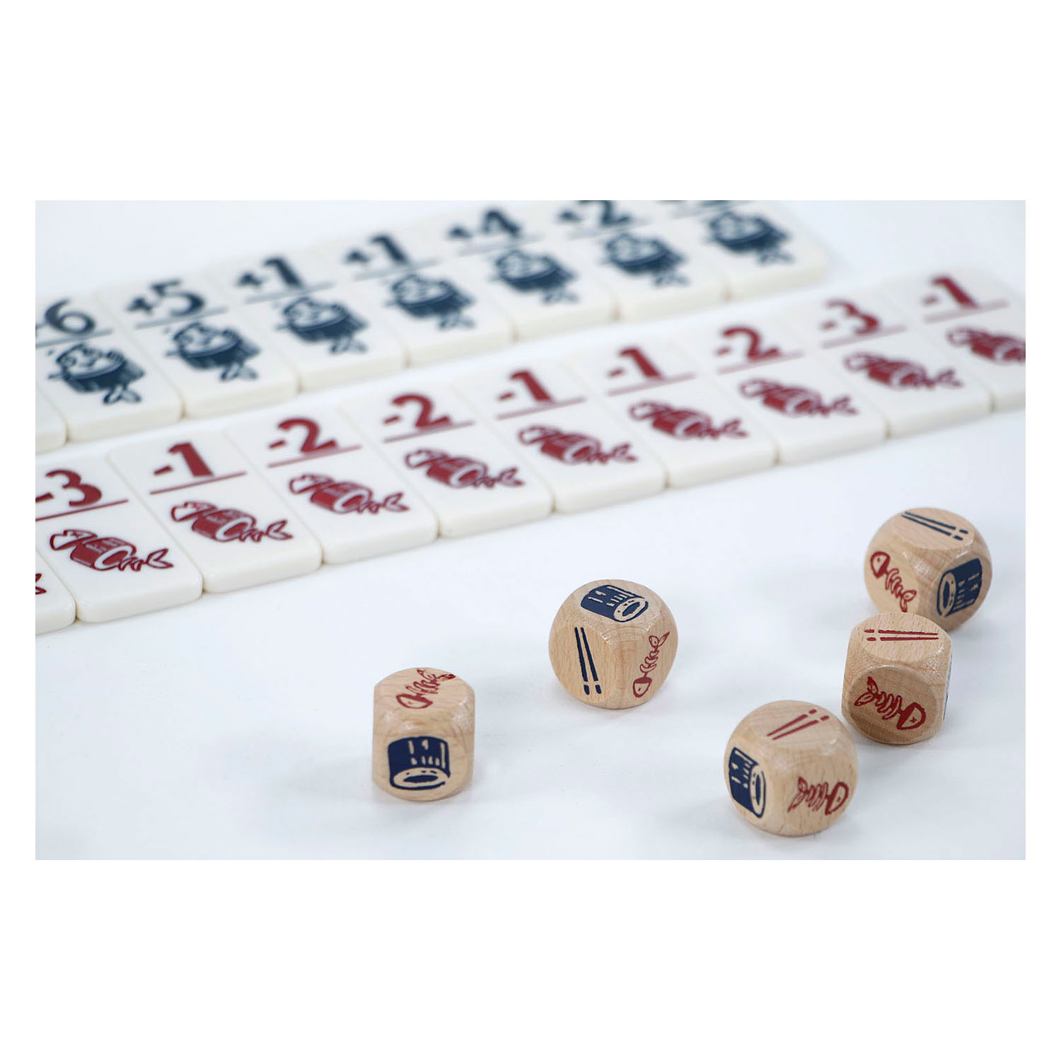 999 Games Geharrewar in de Sushibar - Dobbelspel