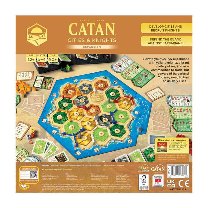999 Games Catan Cities & Knights 6th edition Engelstalige Versie