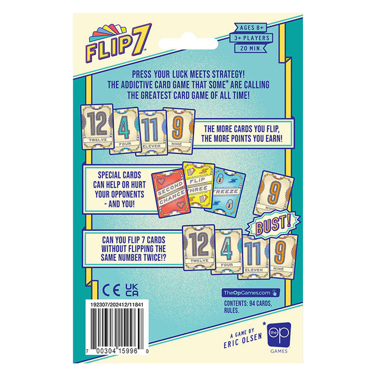 999 Games Flip 7 Compact Engelstalige Versie - Kaartspel