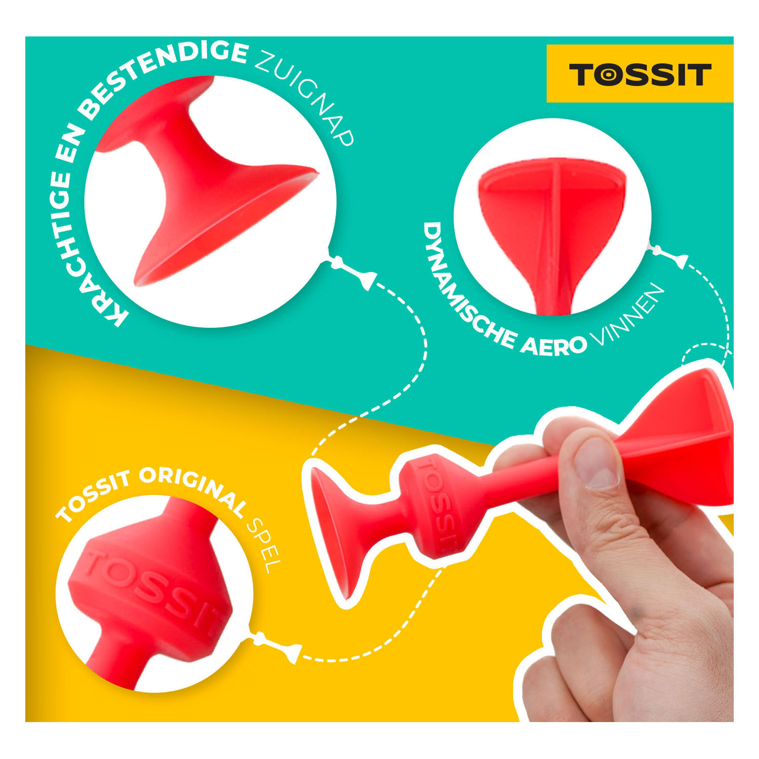 999 Games Tossit - Pack de démarrage - Bleu-rose