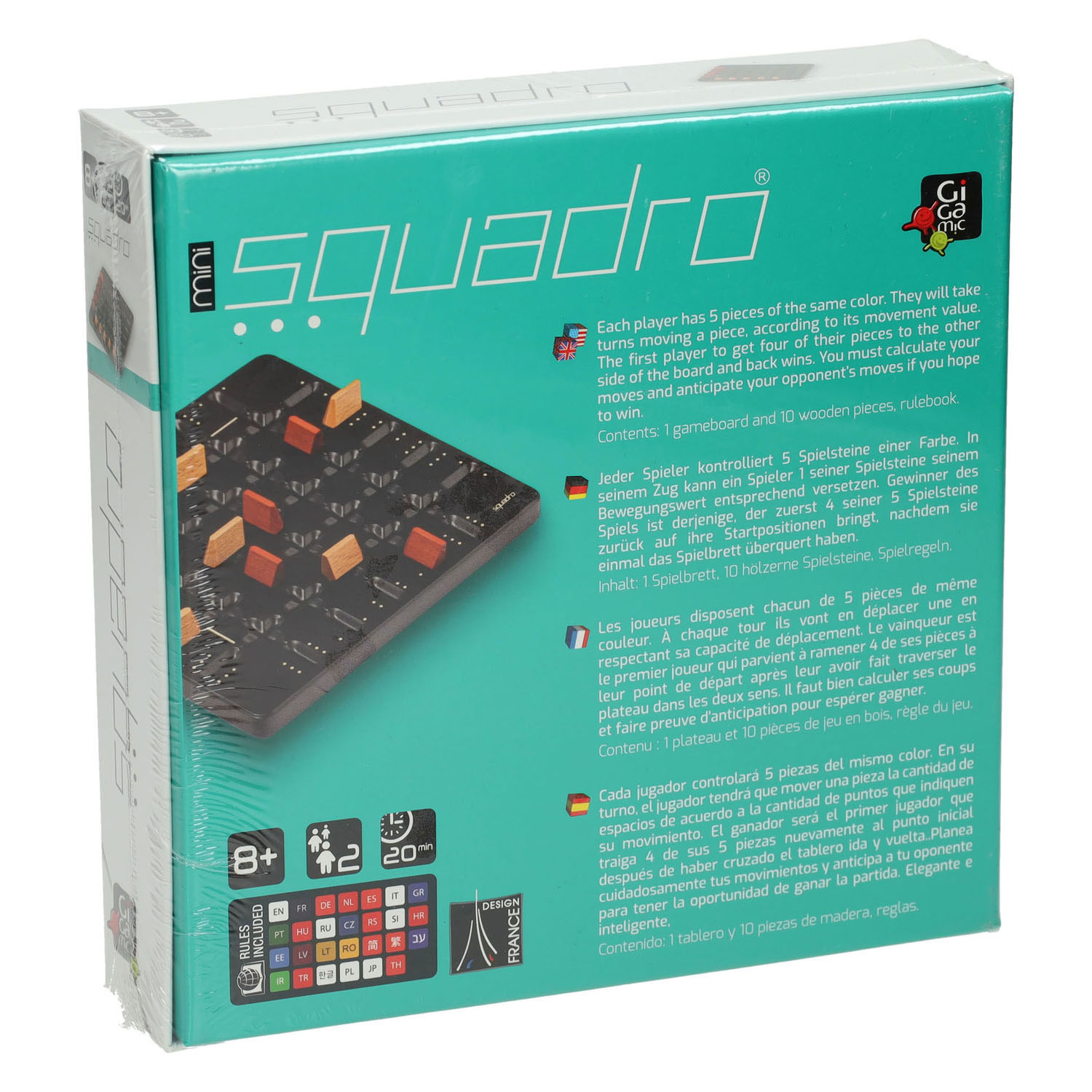 999 Games Squadro Mini - Breinbreker