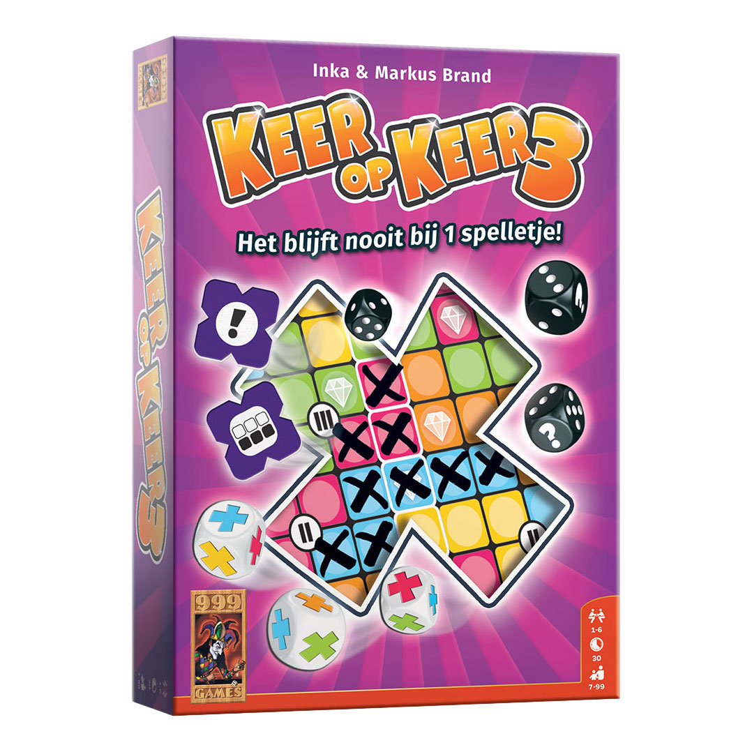 999 Games Keer op Keer 3 - Jeu de dés