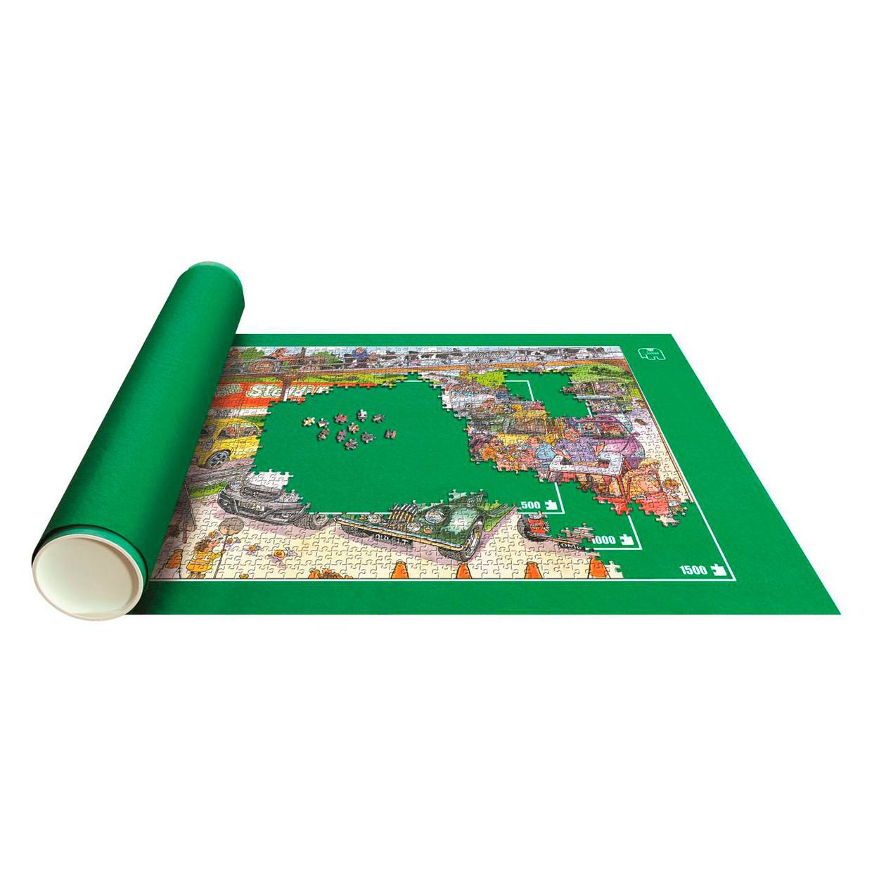 Jumbo Puzzle Mates Puzzle & Rollmatte 500 - 1500 Teile.