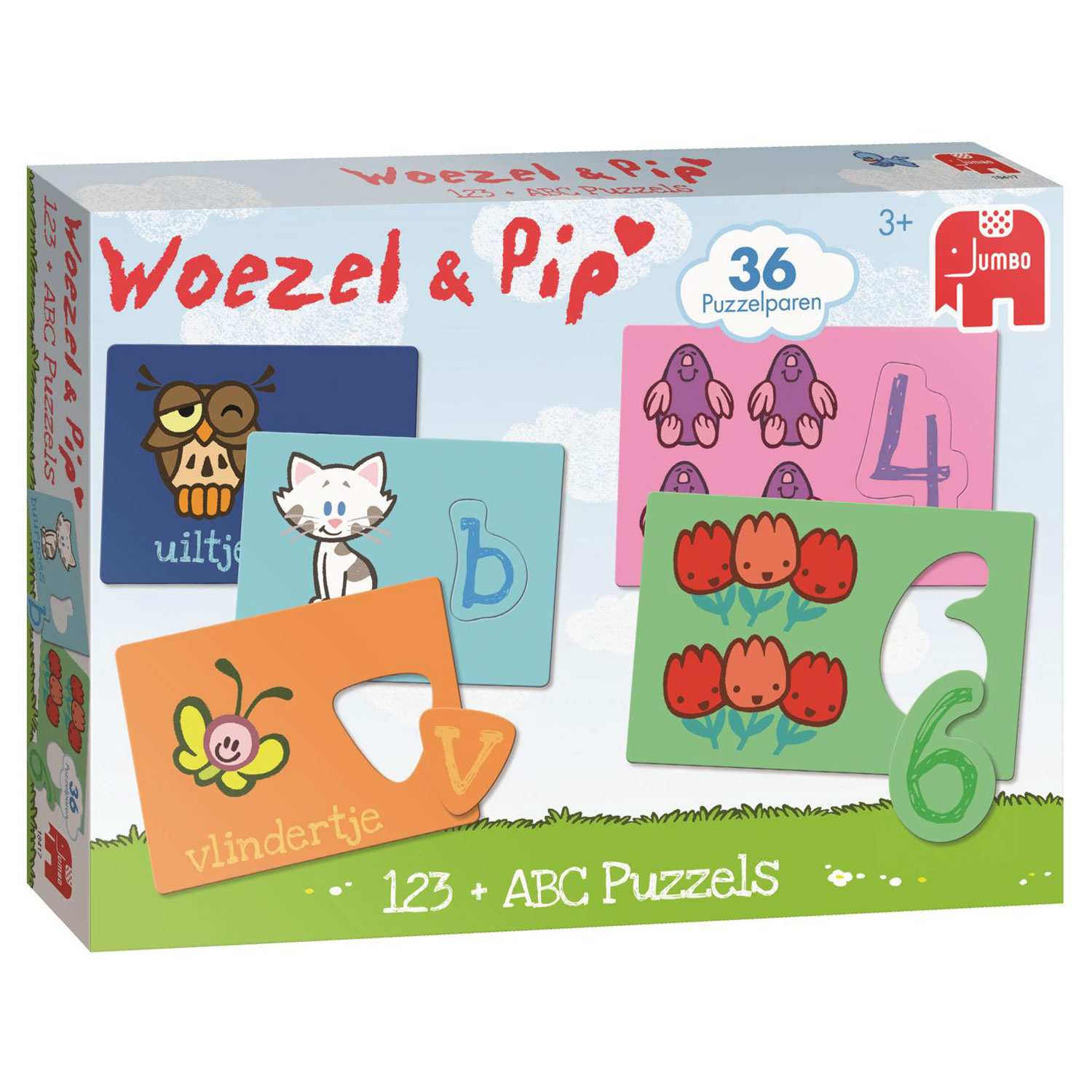 Woezel & Pip - 123 en ABC Puzzels