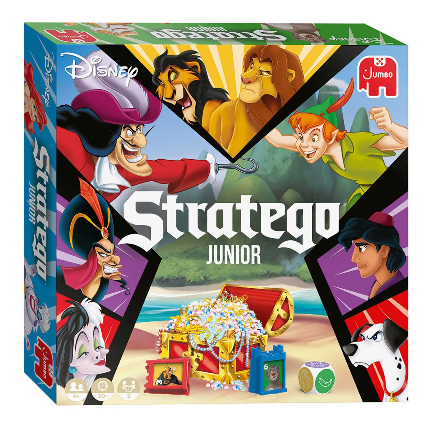 Jumbo Stratego Junior Disney Brettspiel