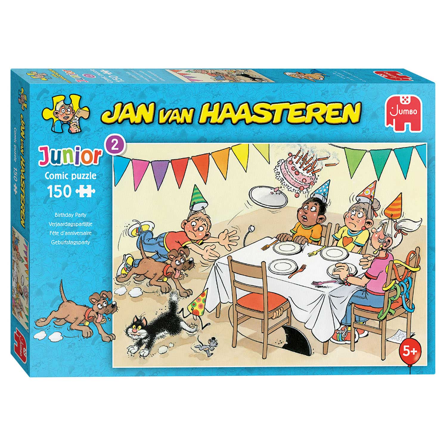 Jan van Haasteren Puzzle Junior Geburtstagsparty, 150 Teile.