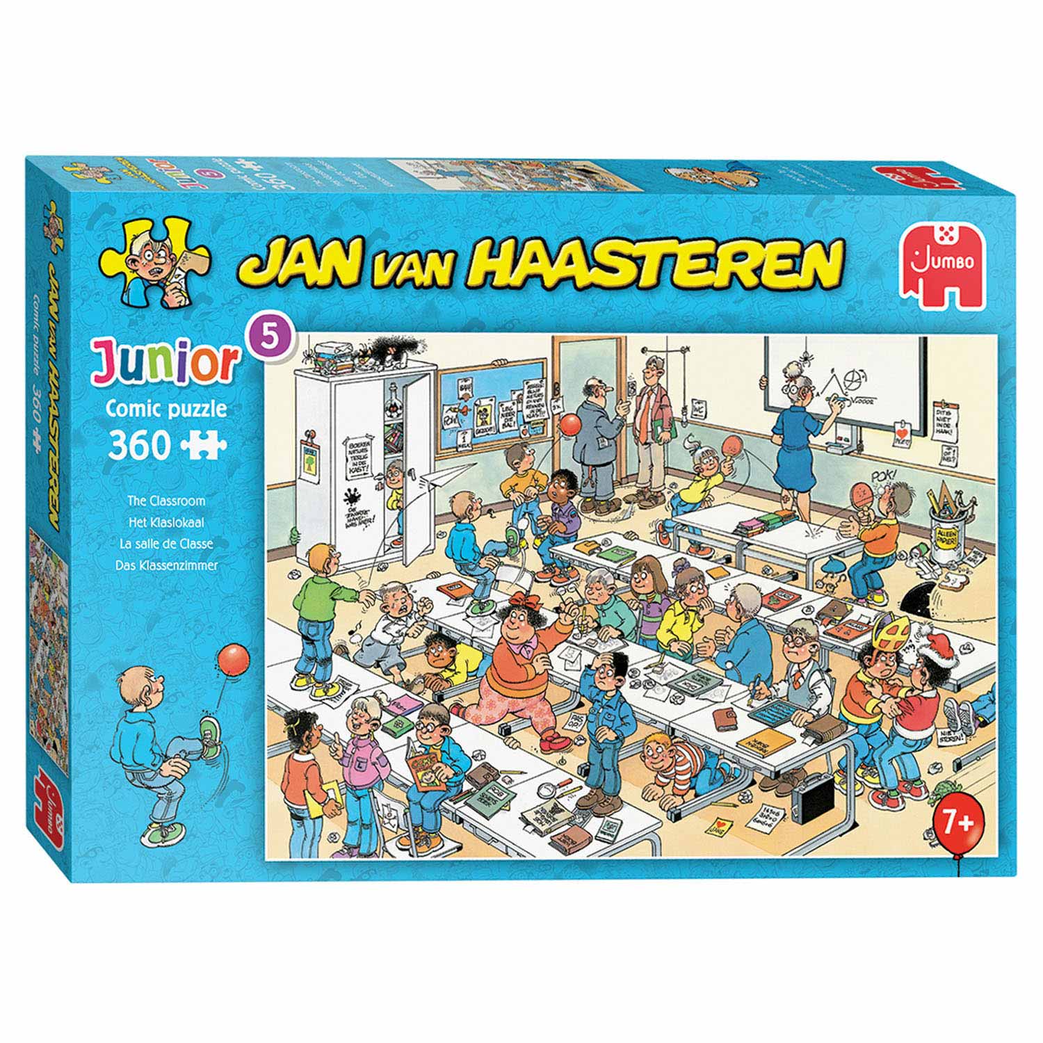 middernacht Snel opleiding Jan van Haasteren Legpuzzel Junior Het Klaslokaal, ... | Lobbes Speelgoed
