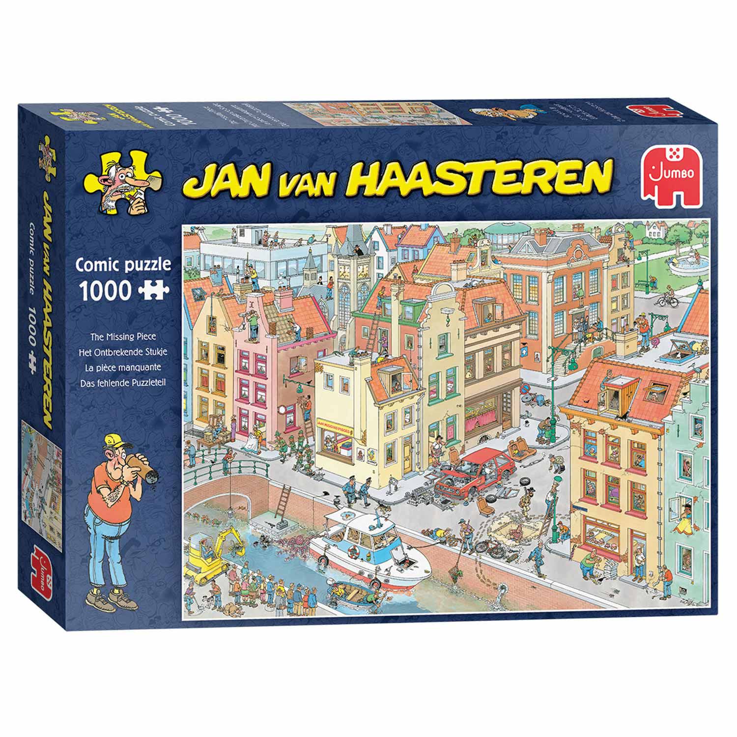 Puzzle Jan van Haasteren – La pièce manquante, 1000 pièces.