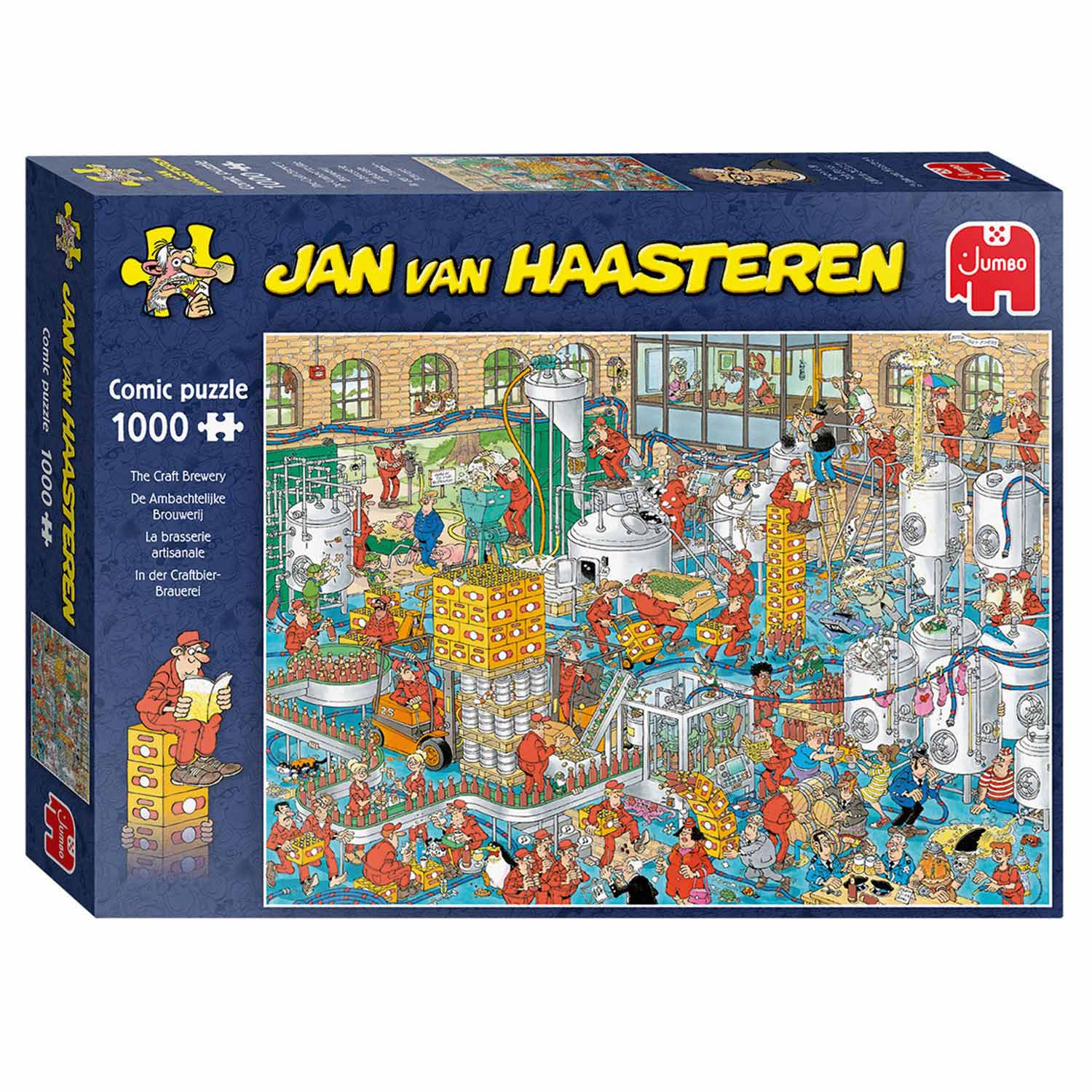 Puzzle Jan van Haasteren - La brasserie artisanale, 1000 pcs.