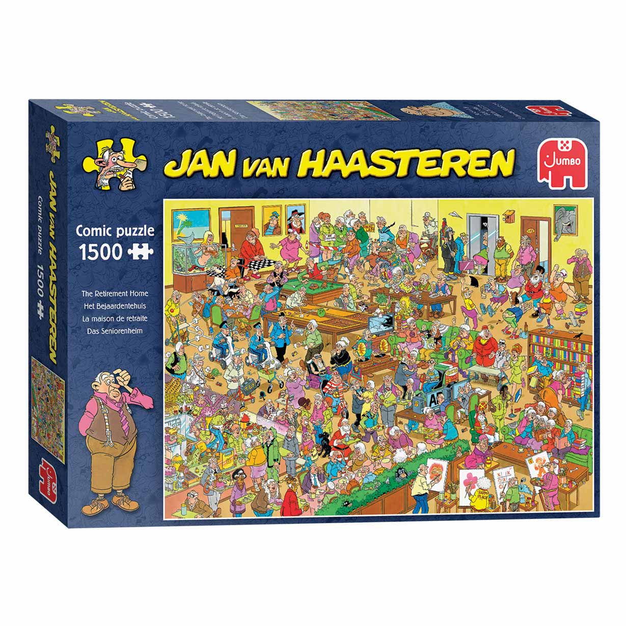 Puzzle Jan van Haasteren - La maison de retraite, 1500 pcs.
