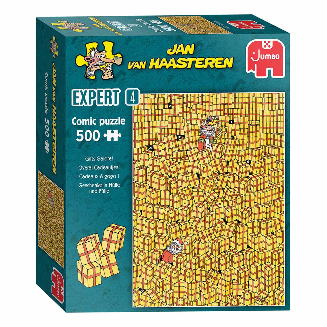 Jan van Haasteren Jigsaw Puzzle Expert 4 Presents Everywhere!, 500