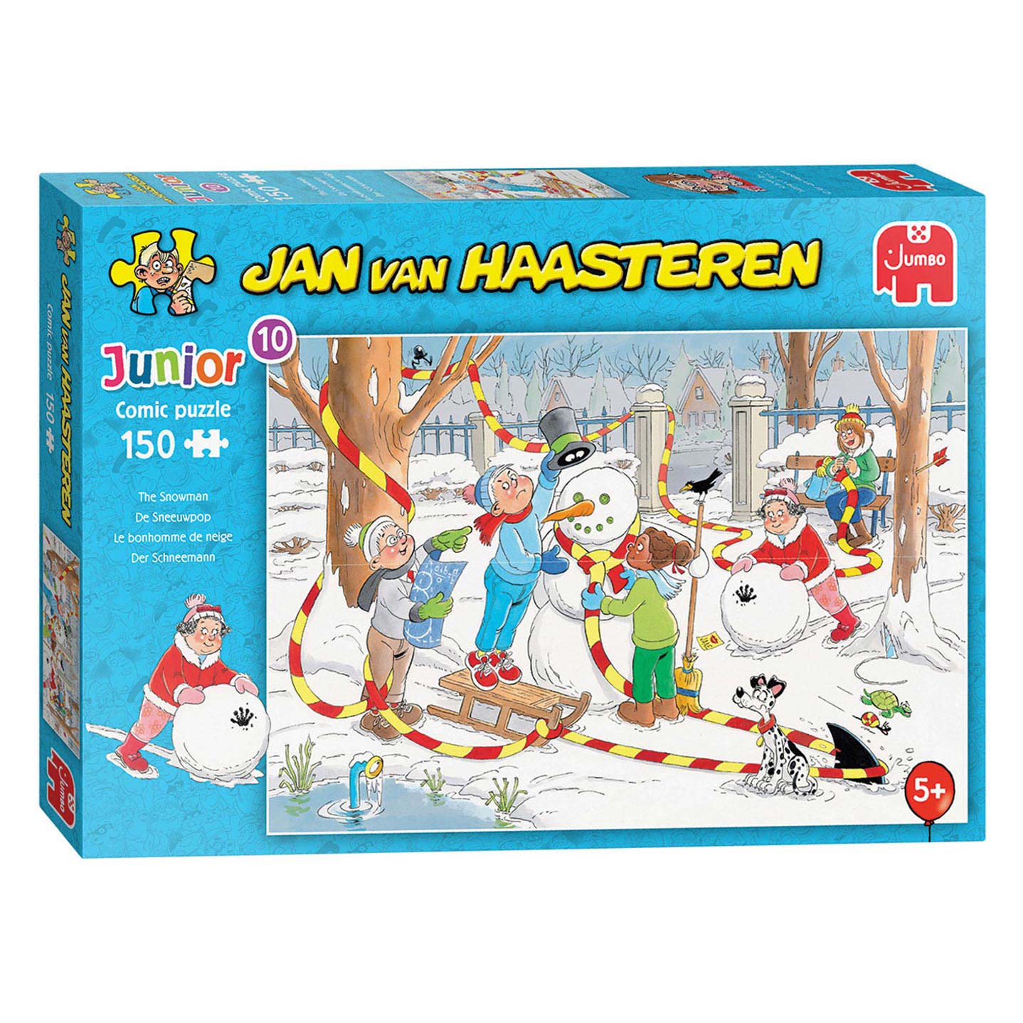 Jan van Haasteren Puzzle Junior - Schneemann, 150 Teile.