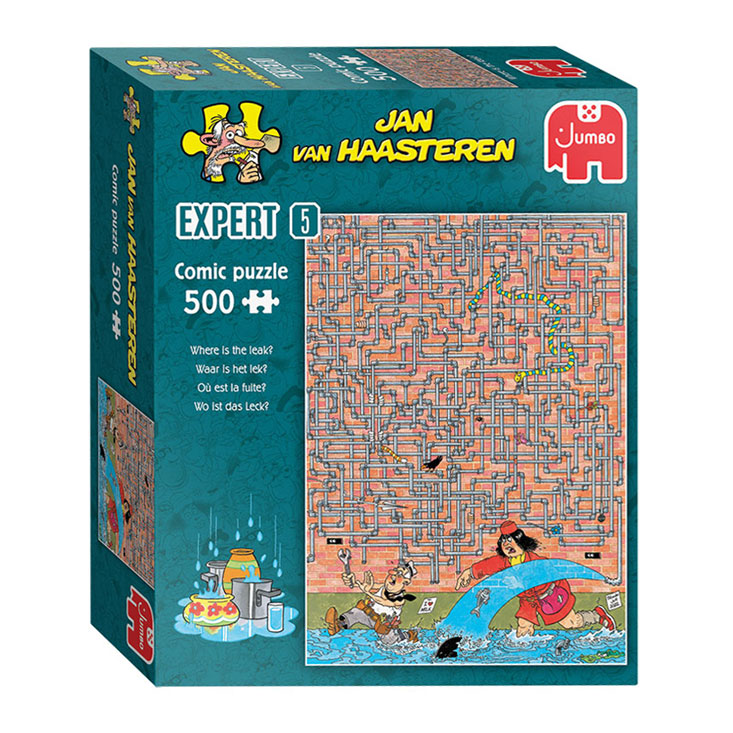 Jan van Haasteren Jigsaw Puzzle Expert 05 Où est la fuite ? 500 pièces.