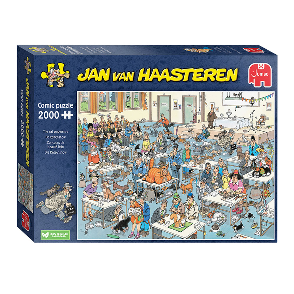 Puzzle Jan van Haasteren - Exposition féline, 2000e.