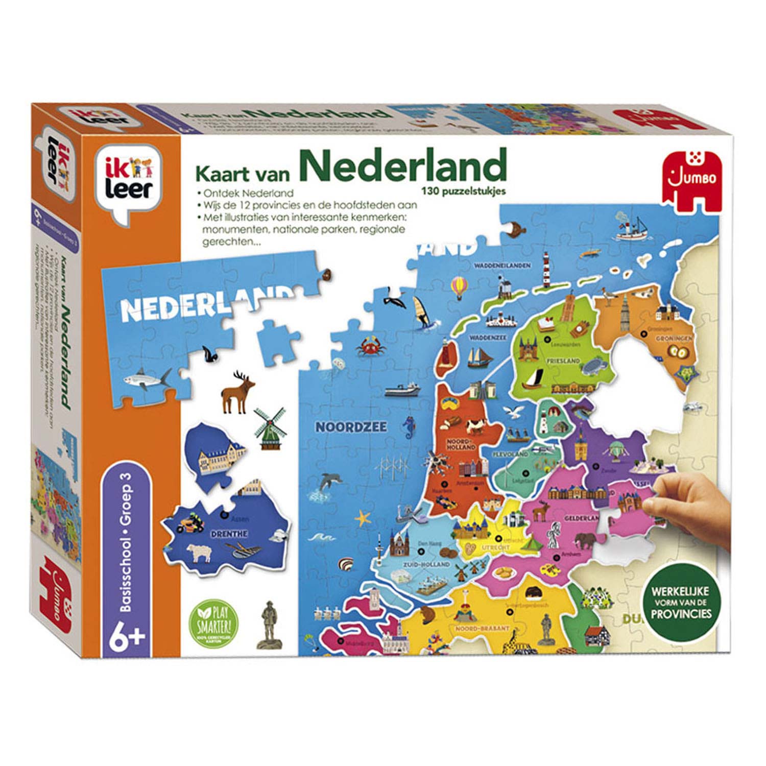 J'apprends la carte des Pays-Bas