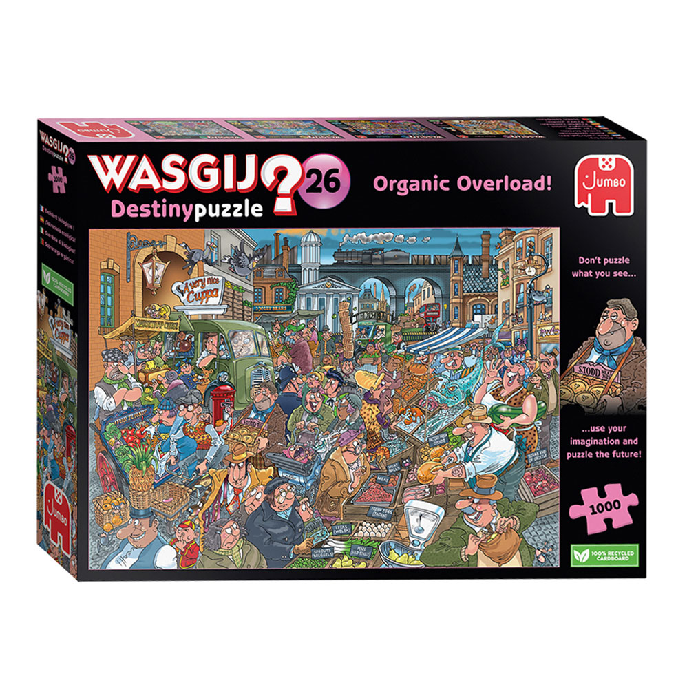 Wasgij Destiny 26 Puzzle – Voller Bio!, 1000 Teile.