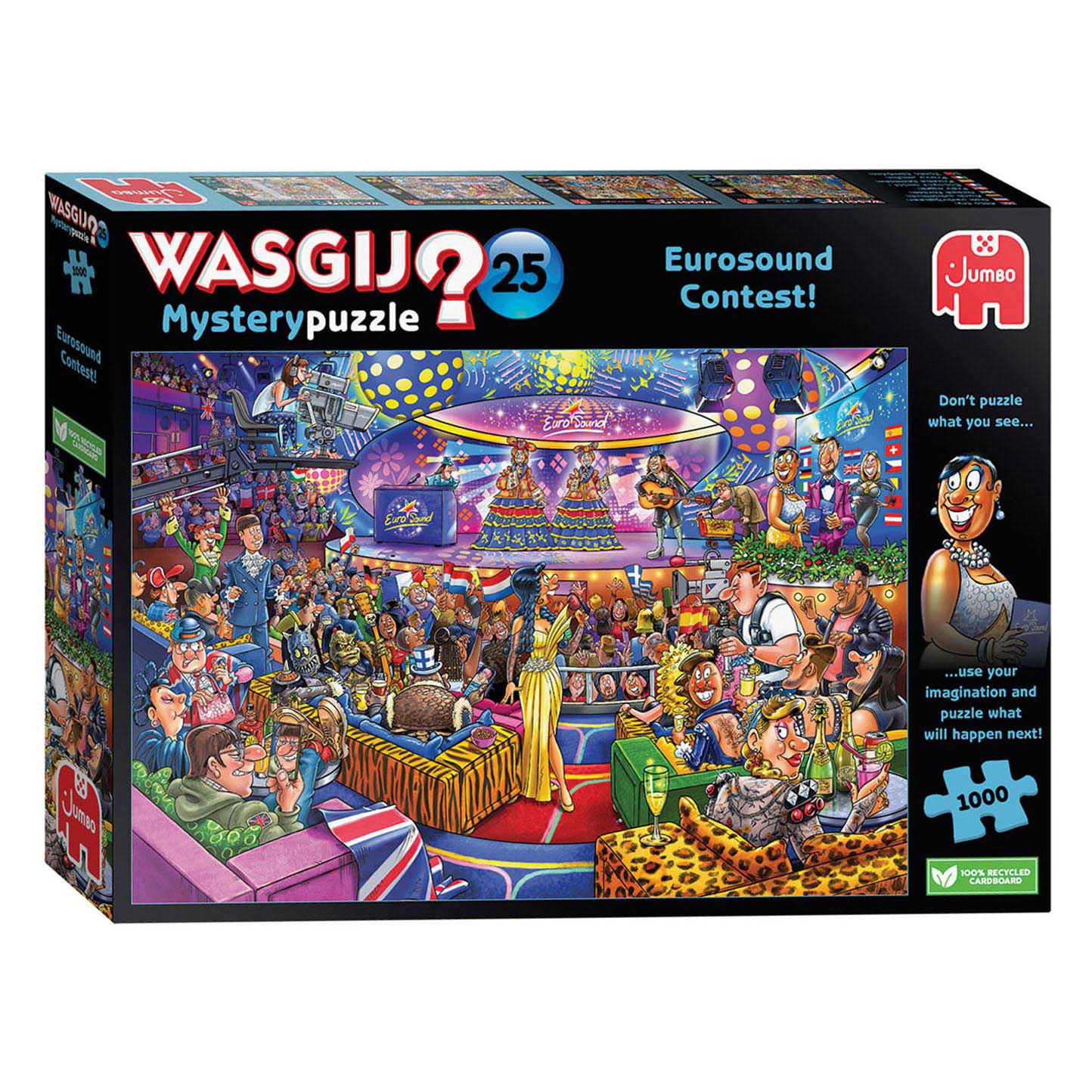 Wasgij Mystery 25 – Eurosound-Wettbewerb! Puzzle, 1000 Teile.