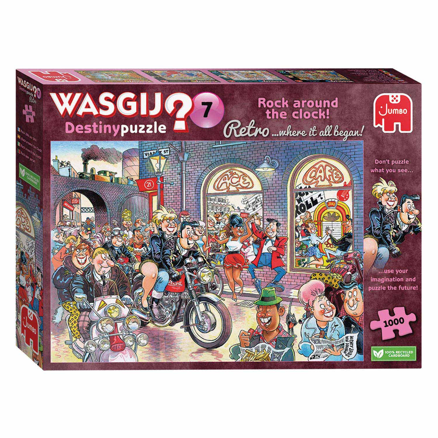 Wasgij Retro Destiny 7 - Rock around the clock!, 1000st.