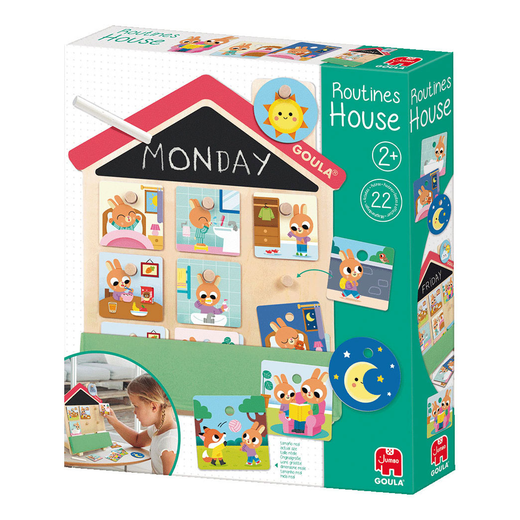 Jumbo Routines House Educatief Houten Spel